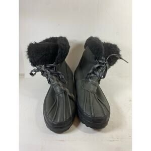 Sperry Maritime Leather Faux Fur Boots 9.5W